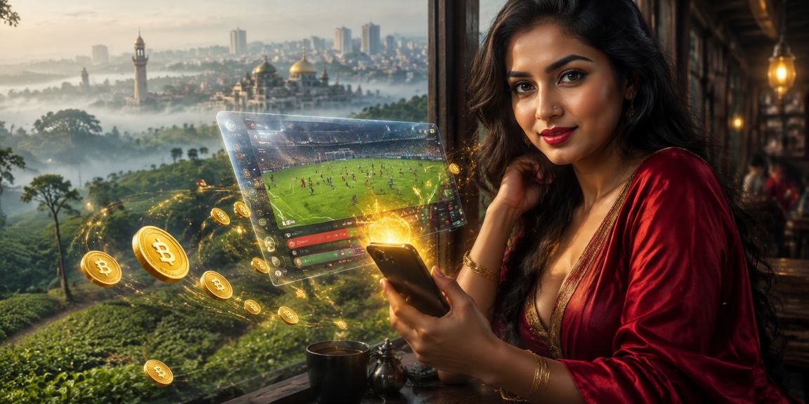 সিলেটে iPhone ব্যবহার করে a245f - এ বেটিং করছেন একজন ব্যবহারকারী